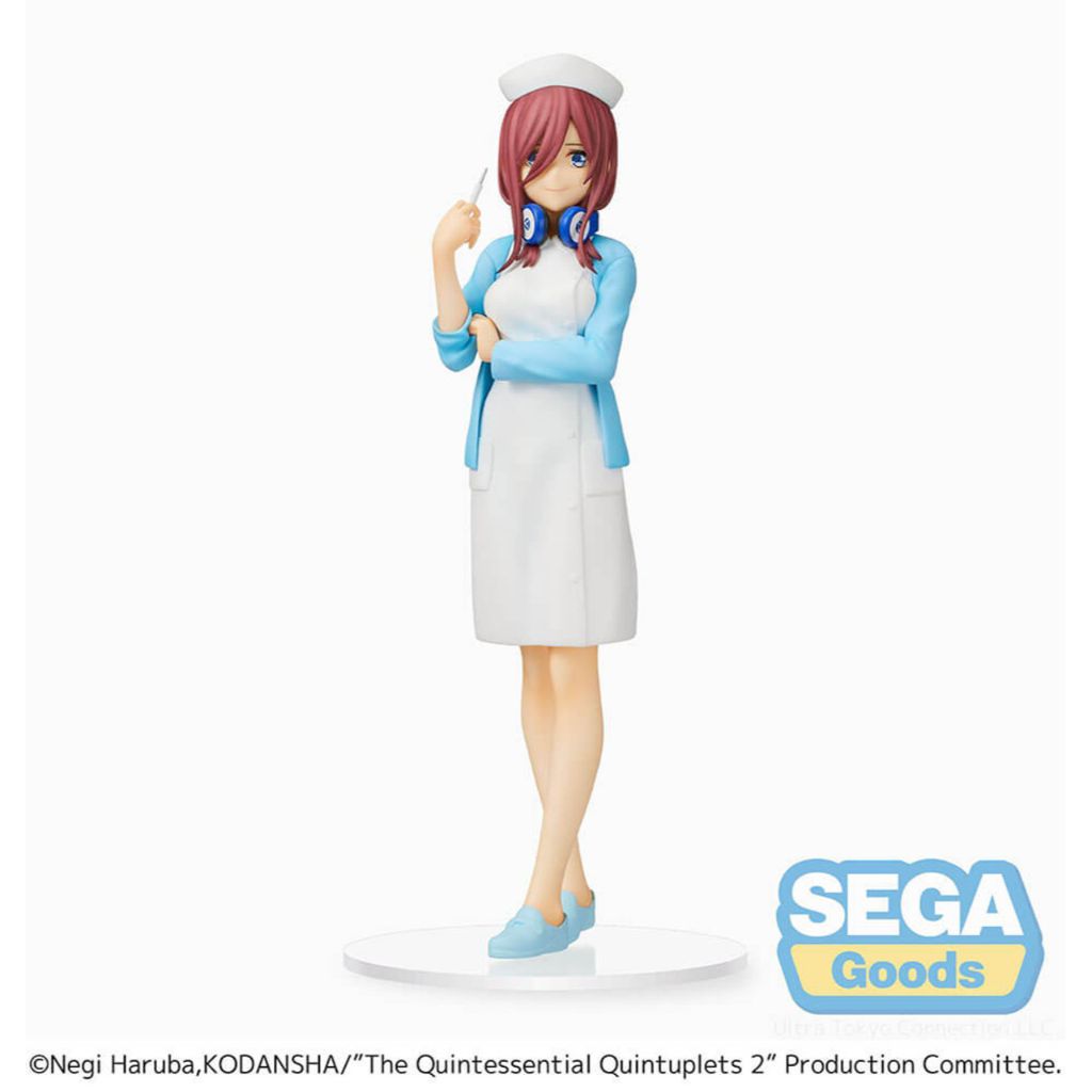 Sega SPM Nakano Miku Nurse Ver. Quintessential Quintuplets Figure