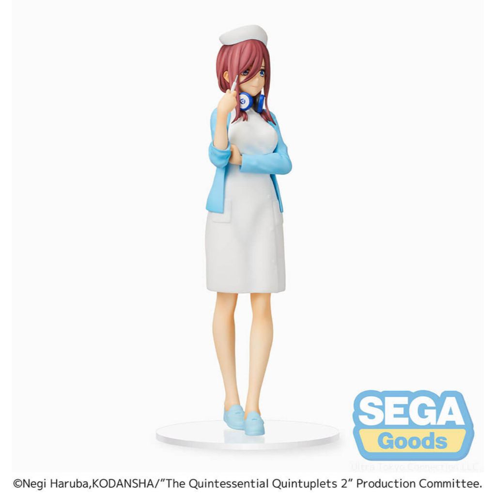 Sega SPM Nakano Miku Nurse Ver. Quintessential Quintuplets Figure