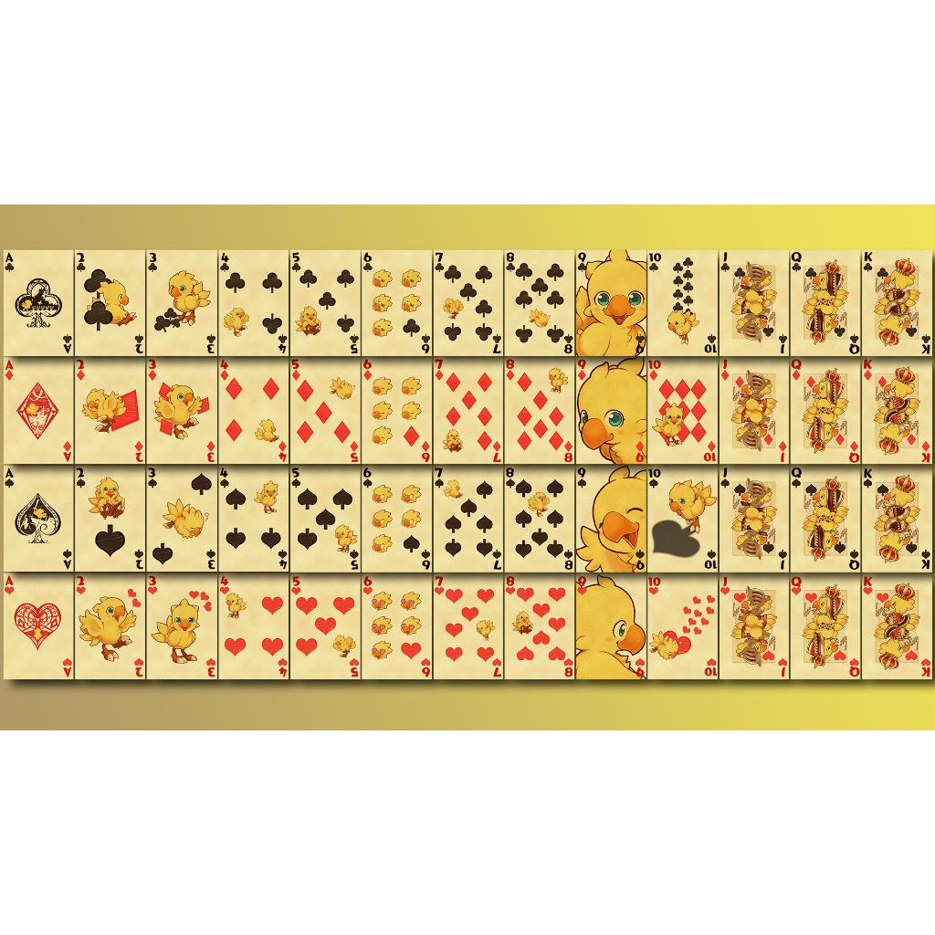 Square Enix Chocobo Playing Cards