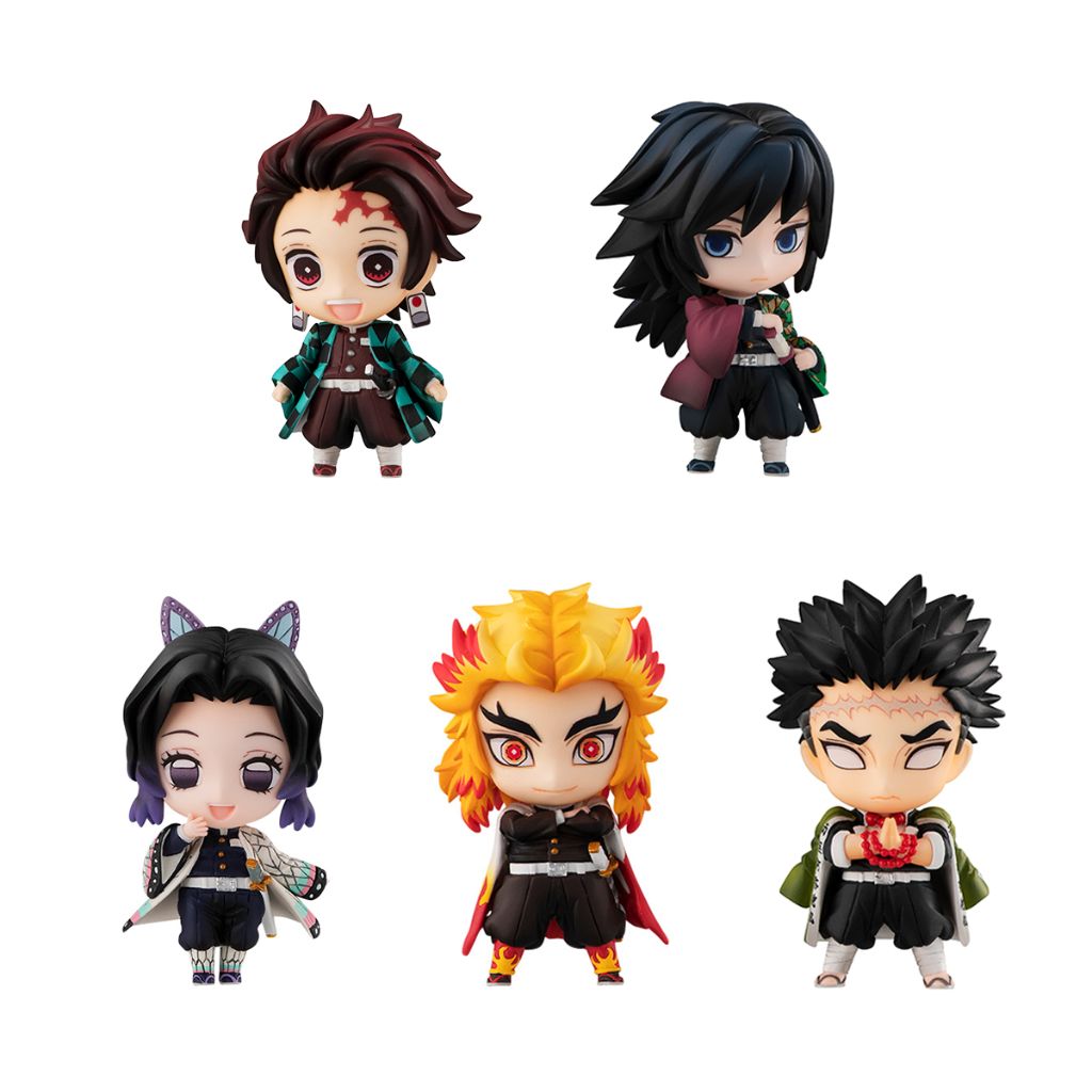 Megahouse Tanjiro And The Hashiras Mascot Set A And B Box (With Gift) Kimetsu No Yaiba Demon Slayer