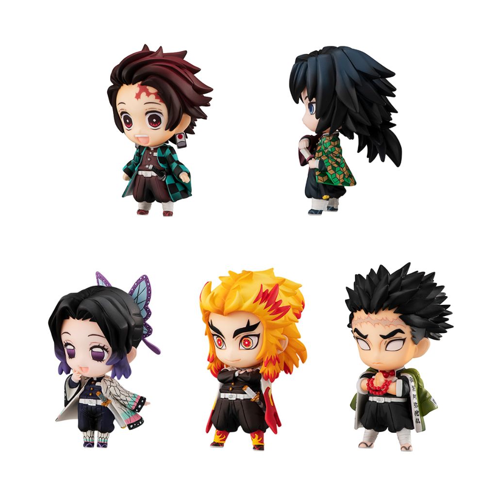 Megahouse Tanjiro And The Hashiras Mascot Set A And B Box (With Gift) Kimetsu No Yaiba Demon Slayer