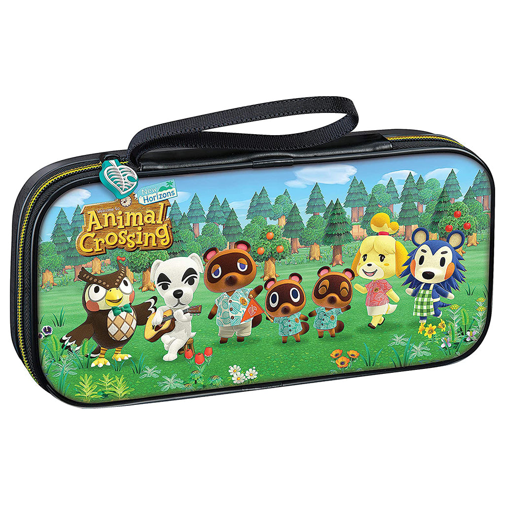 BigBen NSW Game Traveler Deluxe Travel Case Animal Crossing (NNS39AC)