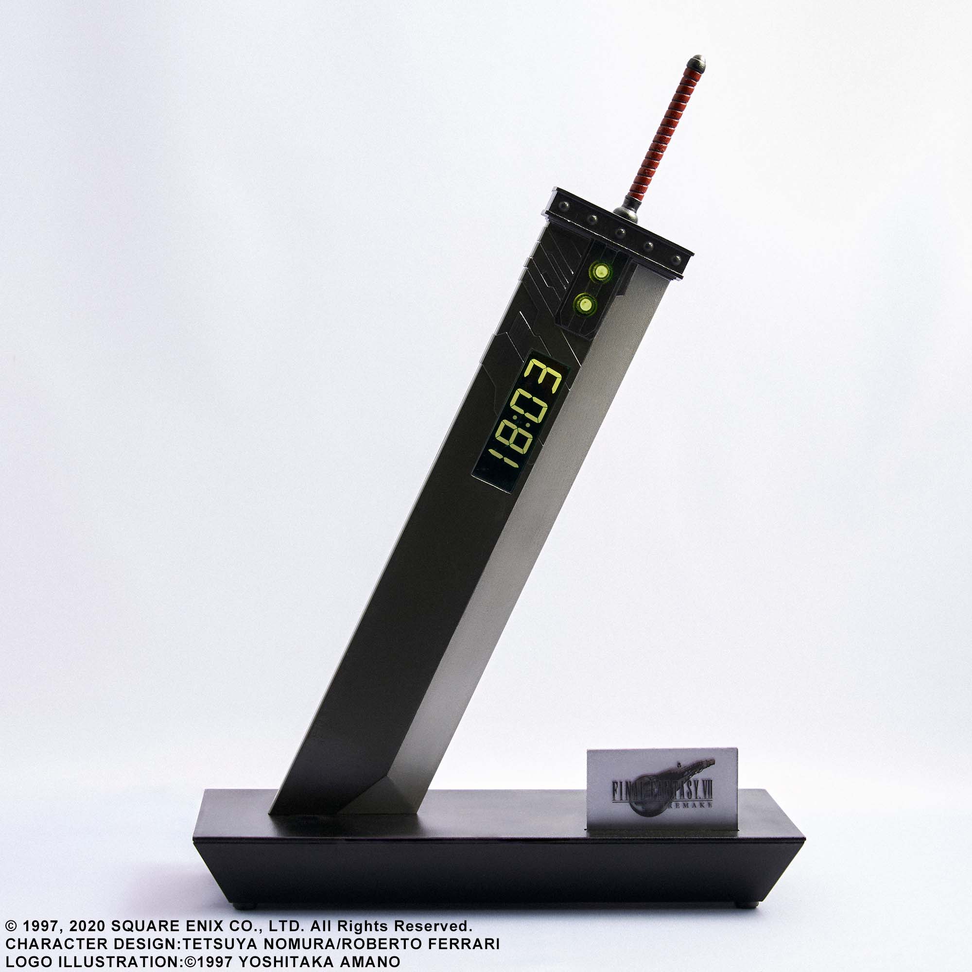 Square Enix Final Fantasy VII Remake Digital Clock - Buster Sword