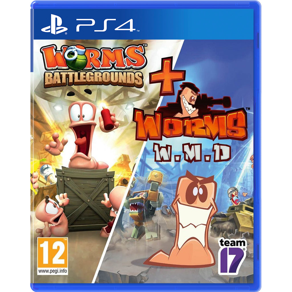 PS4 Worms Battleground + Worms WMD Double Pack