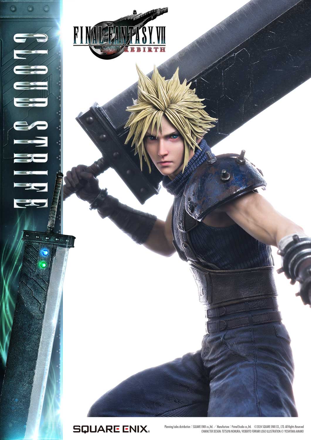 [*RETAIL ONLY PRE-ORDER] Square Enix Masterline Final Fantasy VII Rebirth 1/4 Scale - Cloud Strife