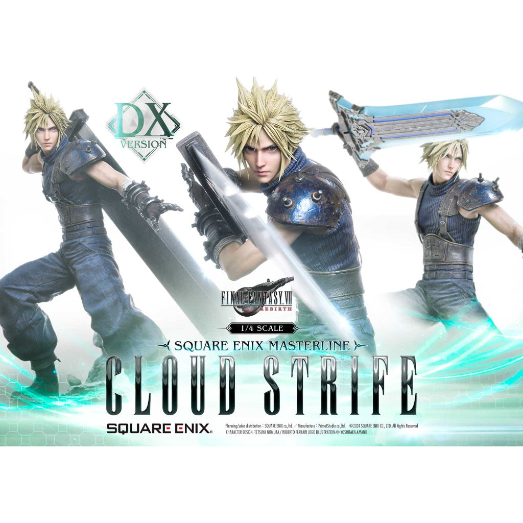 [*RETAIL ONLY PRE-ORDER] Square Enix Masterline Final Fantasy VII Rebirth 1/4 Scale - Cloud Strife Deluxe Ver.