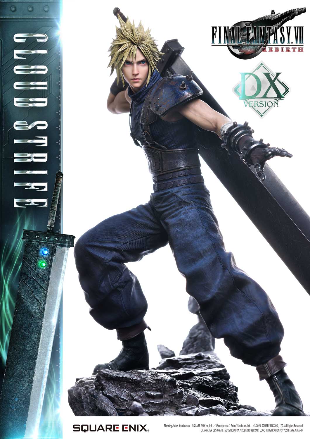 [*RETAIL ONLY PRE-ORDER] Square Enix Masterline Final Fantasy VII Rebirth 1/4 Scale - Cloud Strife Deluxe Ver.