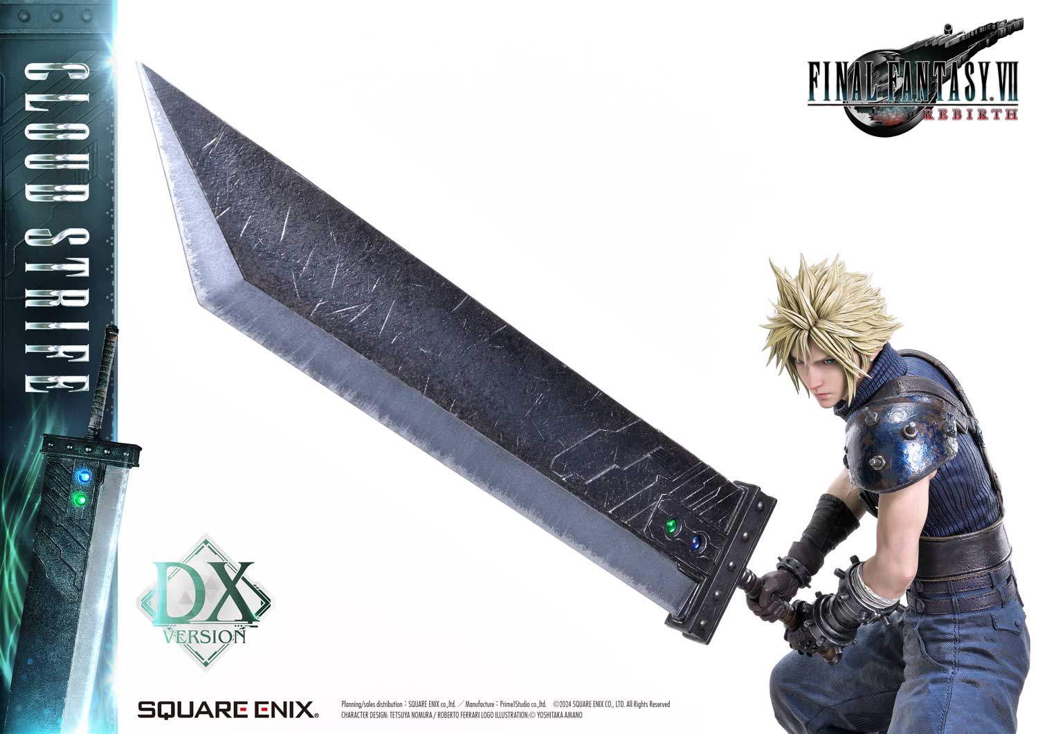 [*RETAIL ONLY PRE-ORDER] Square Enix Masterline Final Fantasy VII Rebirth 1/4 Scale - Cloud Strife Deluxe Ver.