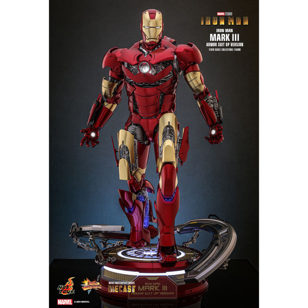 MMS825D72 - Iron Man 1/6th Scale Iron Man Mark III (Armor Suit Up Version)