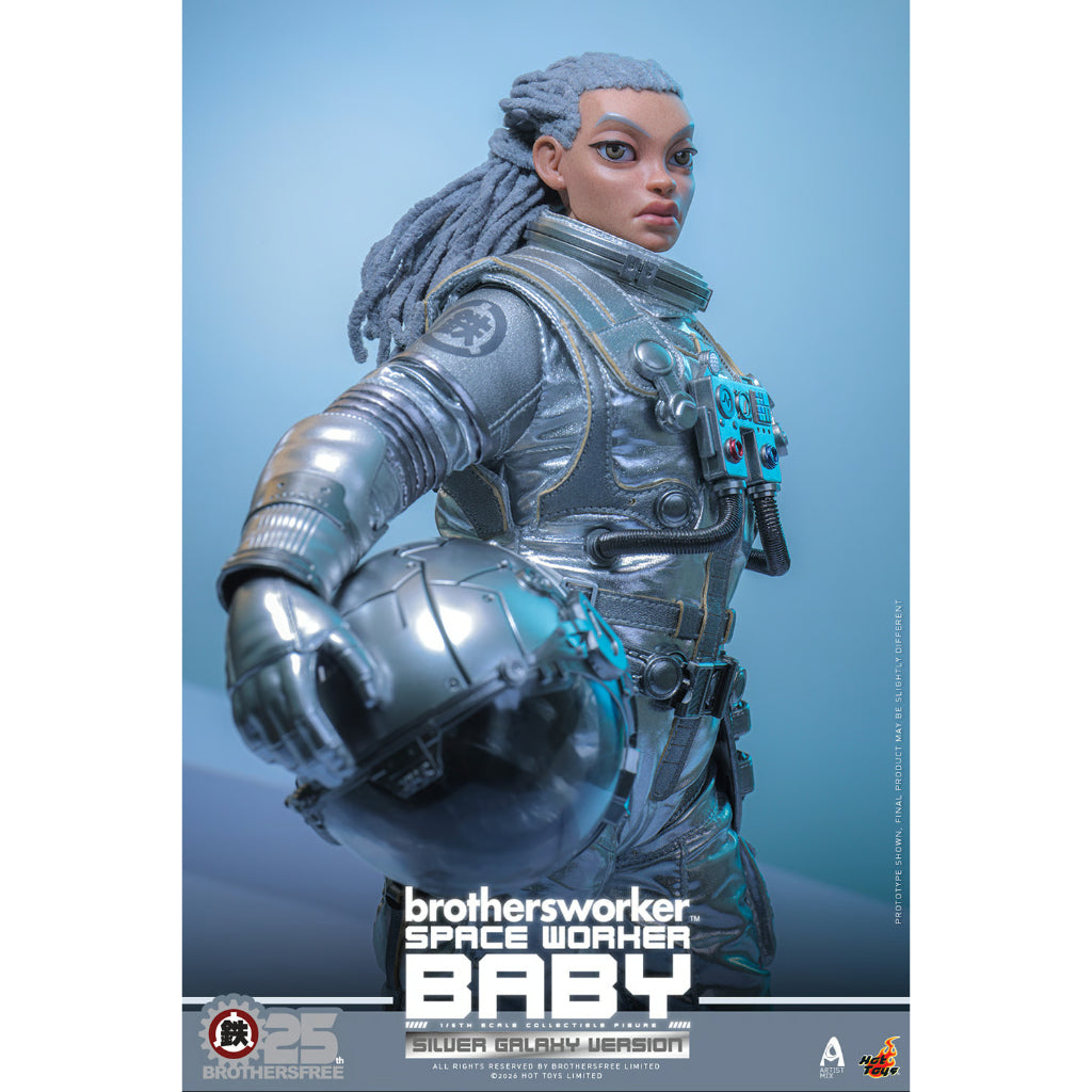 AMC041 Brothersfree x Hot Toys - 1/6th scale Space Worker Baby (Brothersfree 25th Silver Galaxy Version)