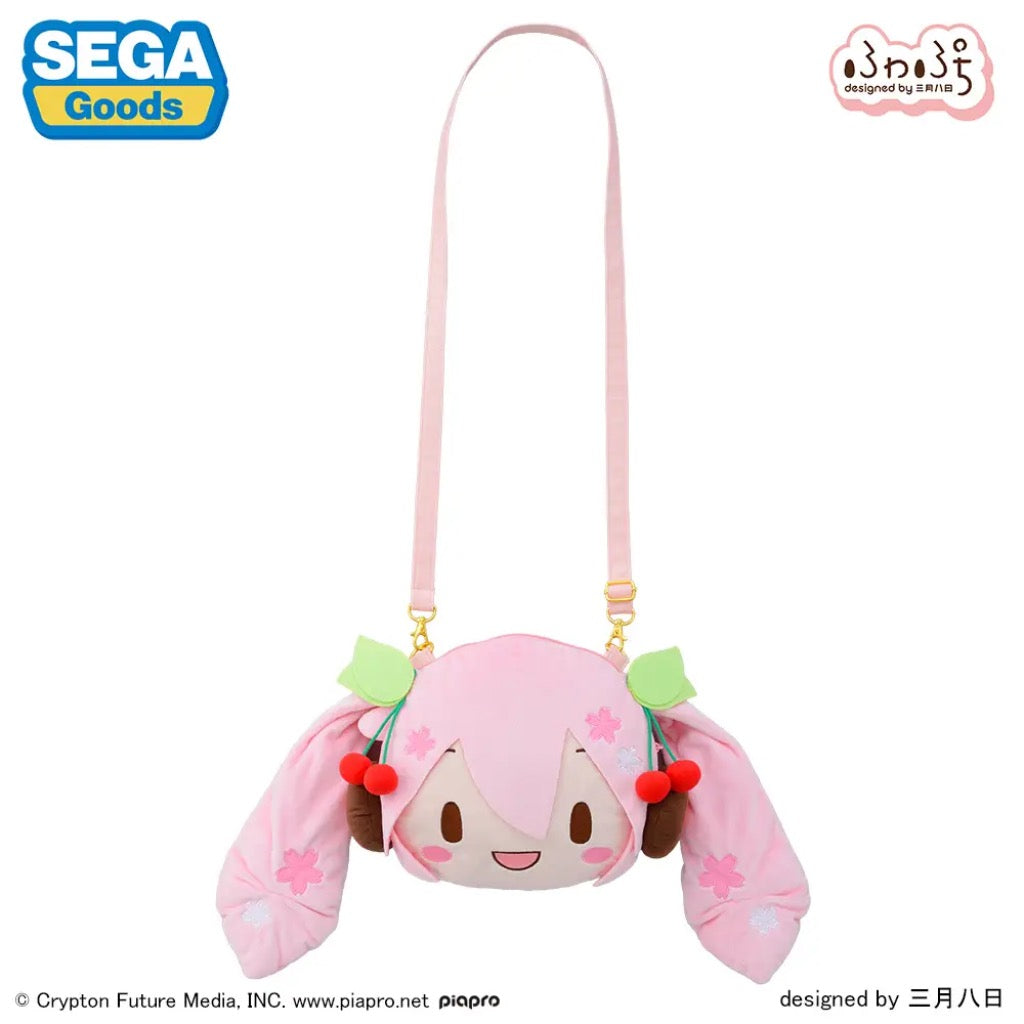 Fuwa Petit Sakura Miku Face Shoulder Bag (M)
