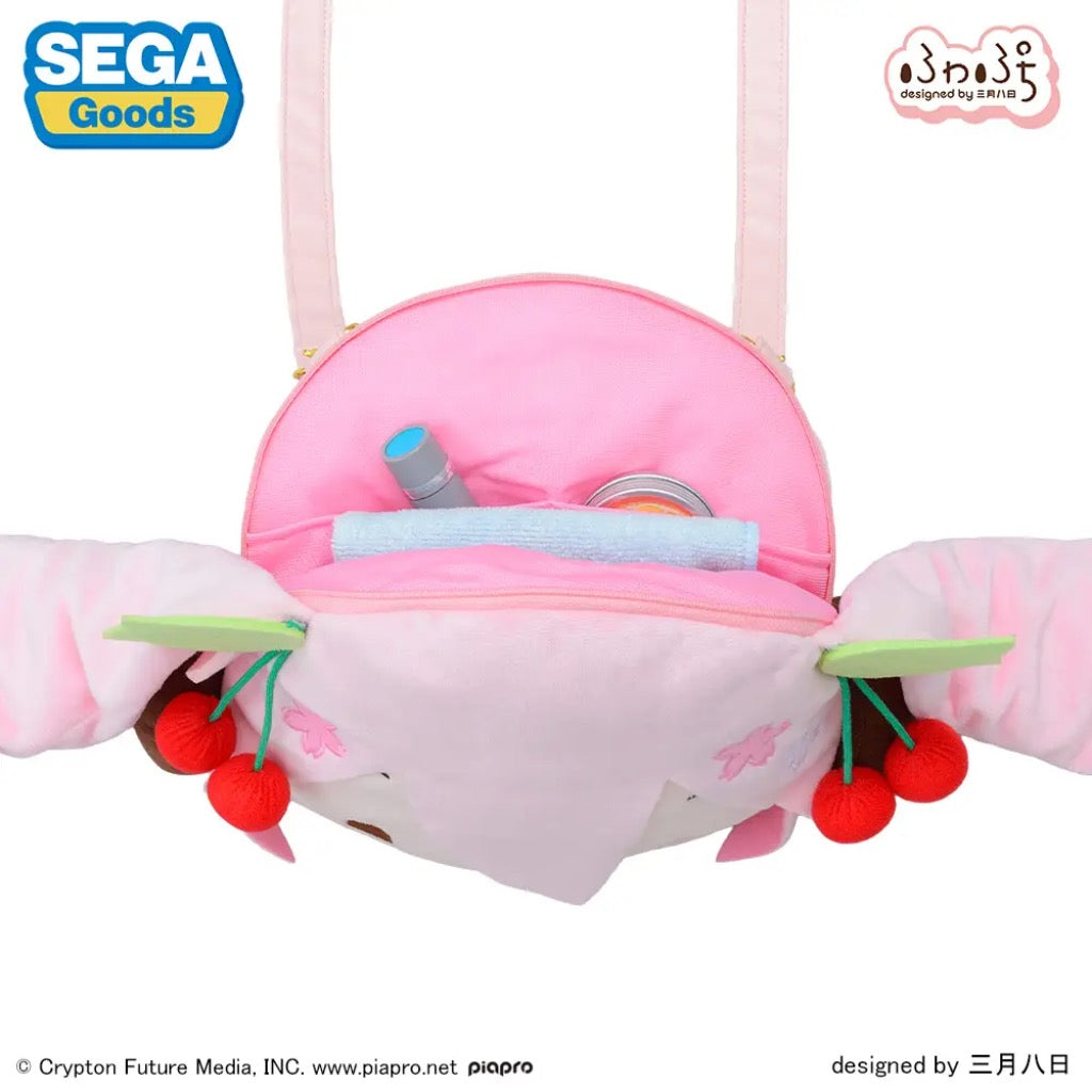 Fuwa Petit Sakura Miku Face Shoulder Bag (M)