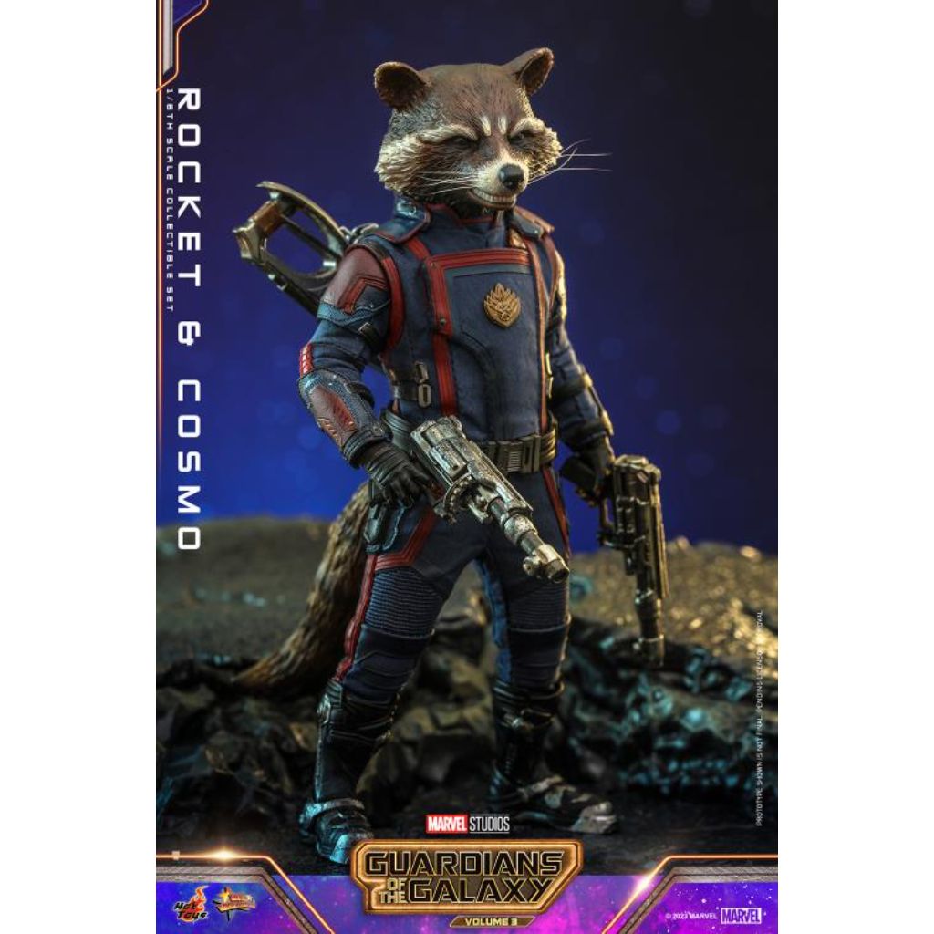 MMS708 Guardians of the Galaxy Vol. 3 - 1/6 Rocket and Cosmo Collectible Set