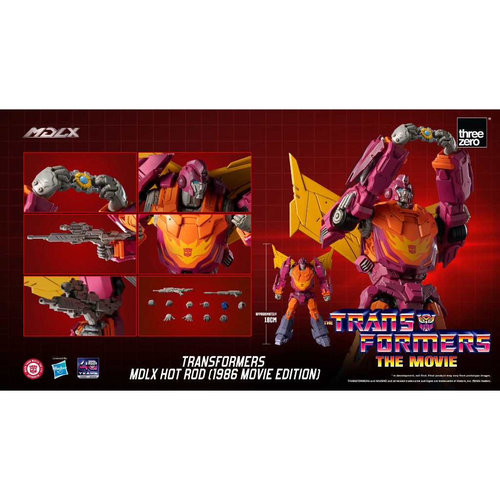 MDLX Scale Transformers - Hot Rod (1986 Movie Version) (Kelvin Sau Redesign)