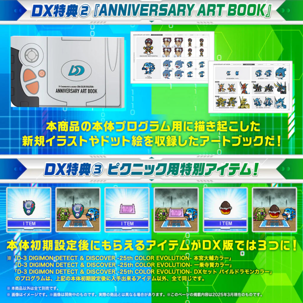 Digimon D-3 Digimon Detect & Discover 25th Color Evolution - DX Set Paildramon Color