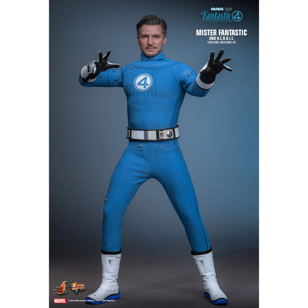 MMS822 - The Fantastic Four: First Steps 1/6th Scale Mister Fantastic and H.E.R.B.I.E. Collectible Set