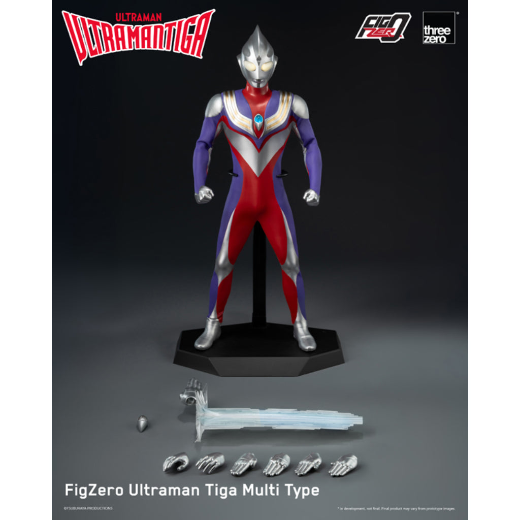 FigZero 1/6th Scale Collectible Figure - Ultraman Tiga - Ultraman Tiga Multi Type