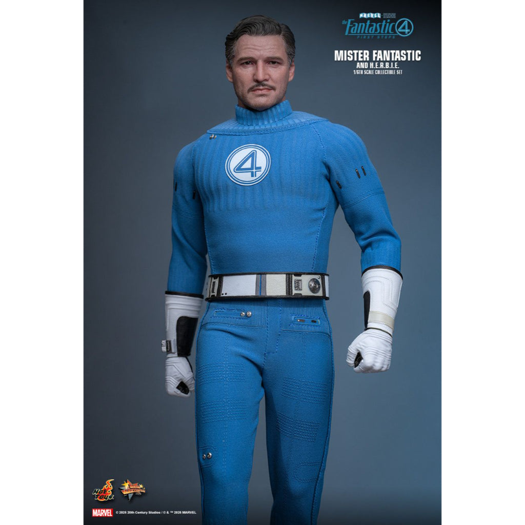 MMS822 - The Fantastic Four: First Steps 1/6th Scale Mister Fantastic and H.E.R.B.I.E. Collectible Set