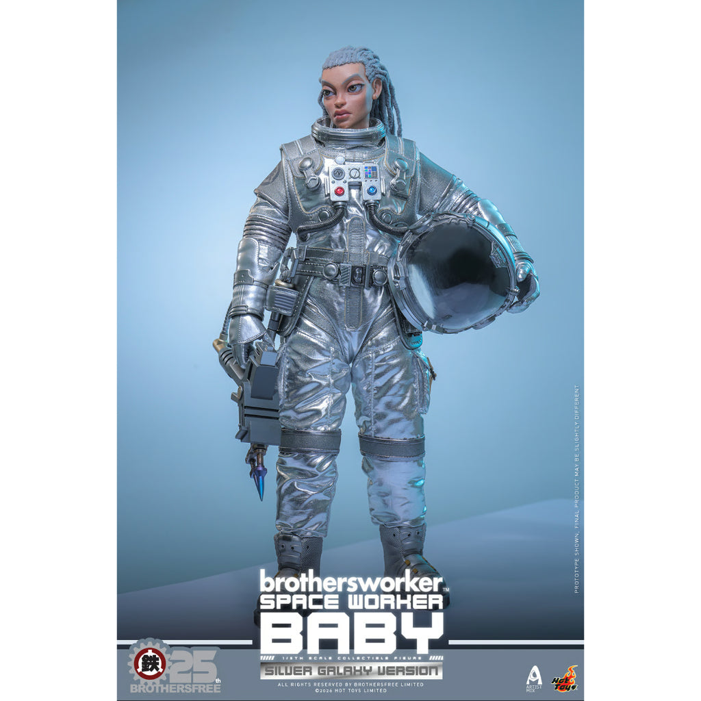 AMC041 Brothersfree x Hot Toys - 1/6th scale Space Worker Baby (Brothersfree 25th Silver Galaxy Version)