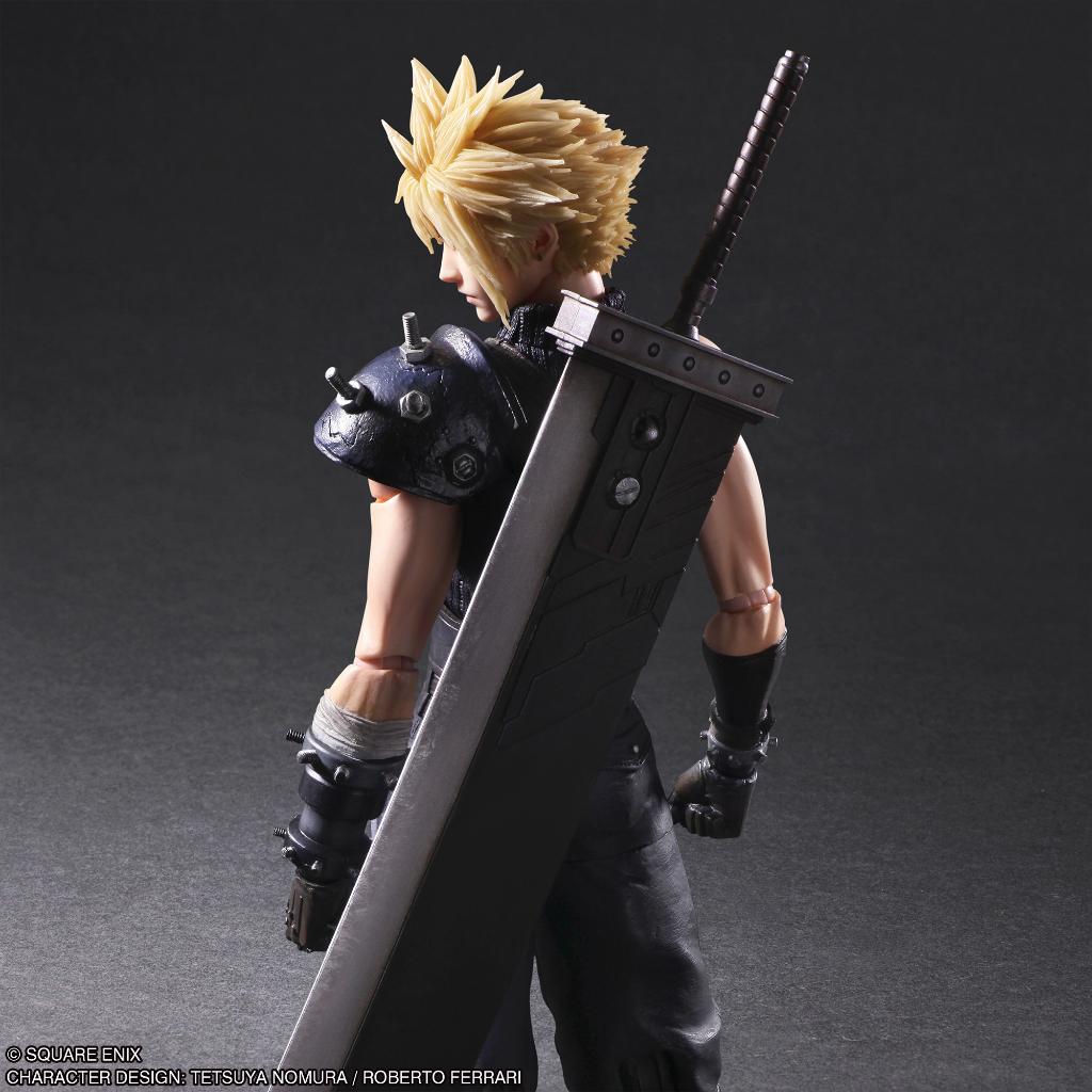 Square Enix Final Fantasy VII Rebirth Play Arts Kai Action Figure - Cloud Strife