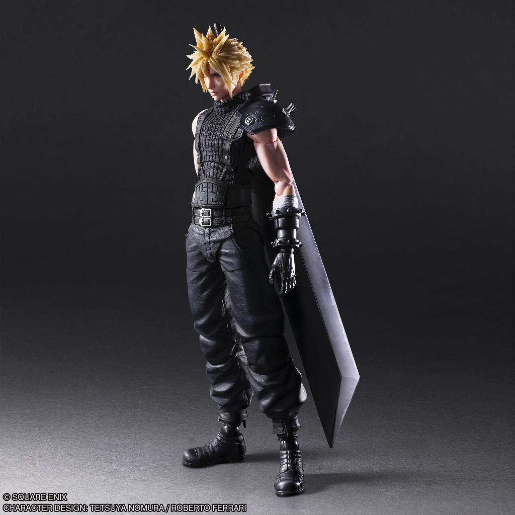 Square Enix Final Fantasy VII Rebirth Play Arts Kai Action Figure - Cloud Strife