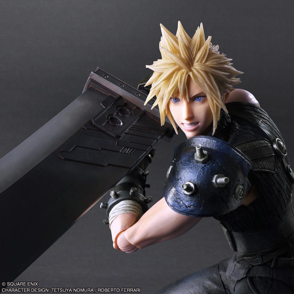 Square Enix Final Fantasy VII Rebirth Play Arts Kai Action Figure - Cloud Strife