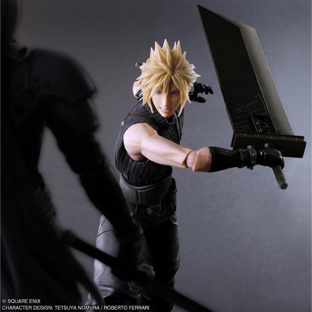 Square Enix Final Fantasy VII Rebirth Play Arts Kai Action Figure - Cloud Strife