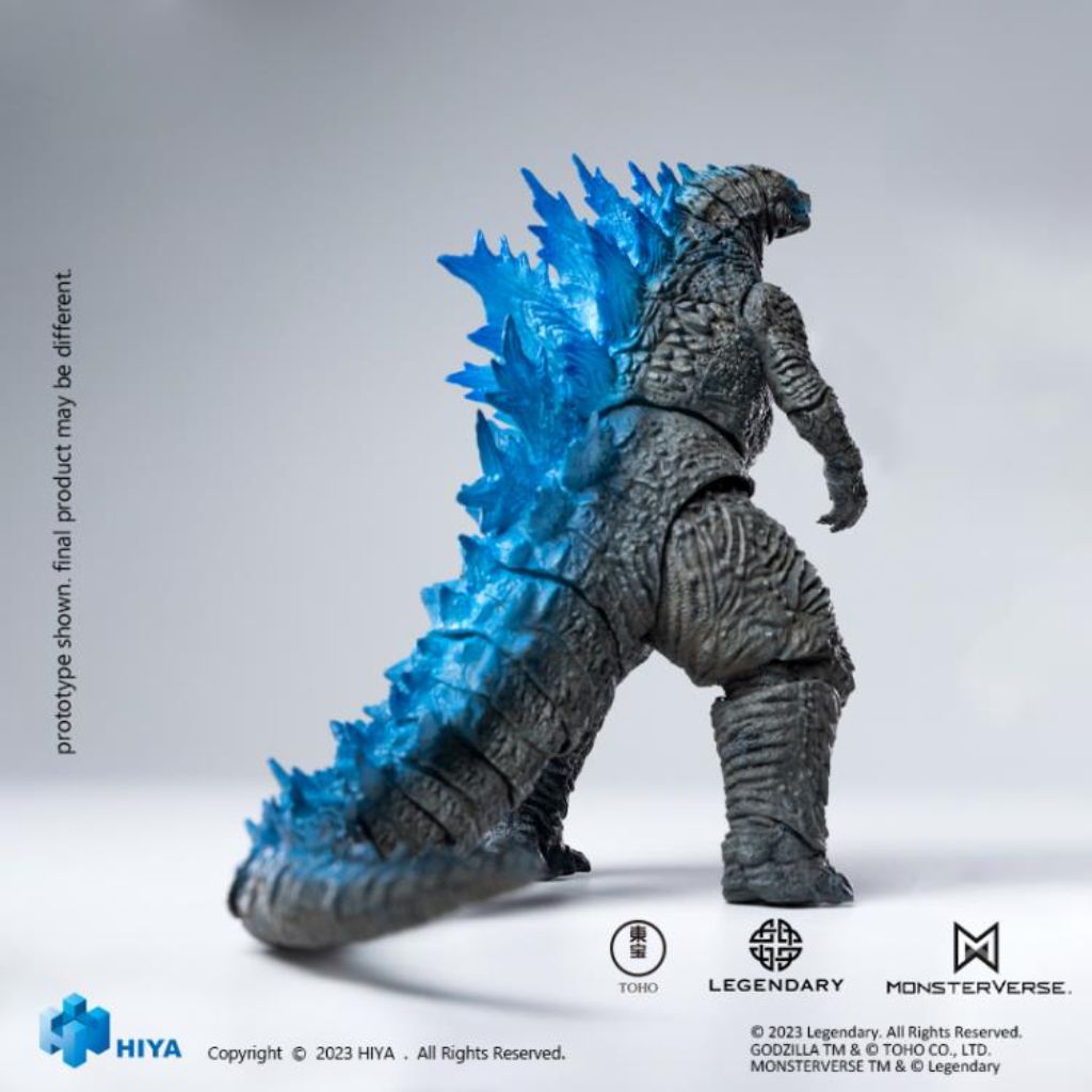 EBG0070 18 Cm Non Scale Godzilla Vs. Kong - Heat Ray Godzilla Translucent Version