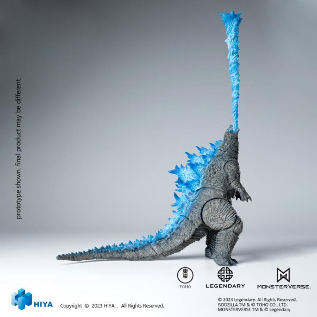 EBG0070 18 Cm Non Scale Godzilla Vs. Kong - Heat Ray Godzilla Translucent Version