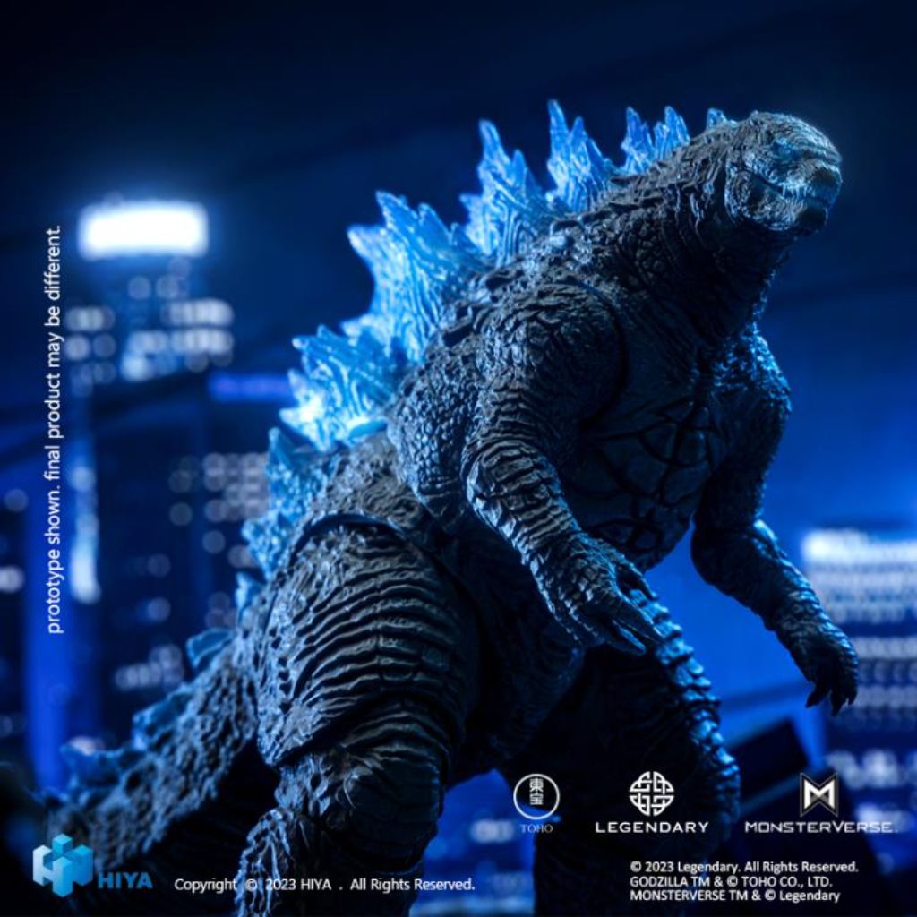 EBG0070 18 Cm Non Scale Godzilla Vs. Kong - Heat Ray Godzilla Translucent Version