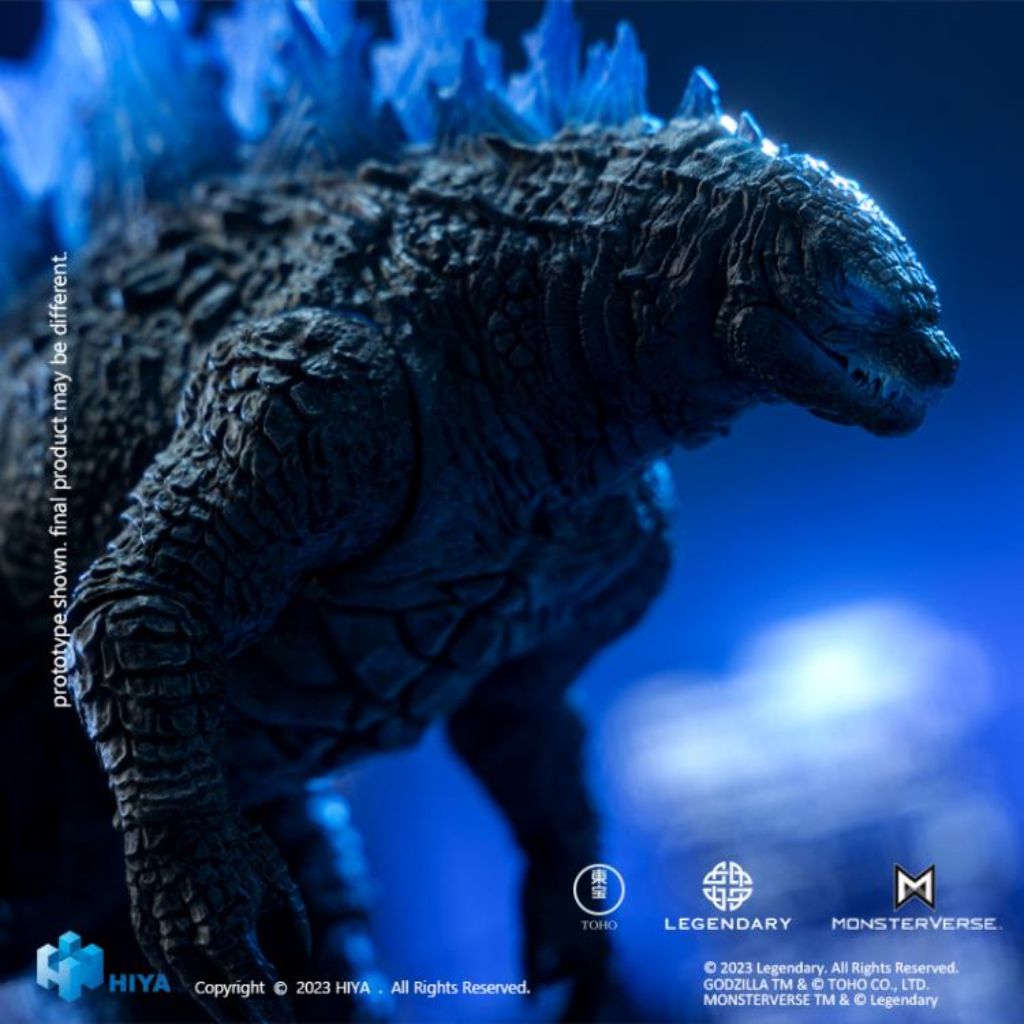 EBG0070 18 Cm Non Scale Godzilla Vs. Kong - Heat Ray Godzilla Translucent Version