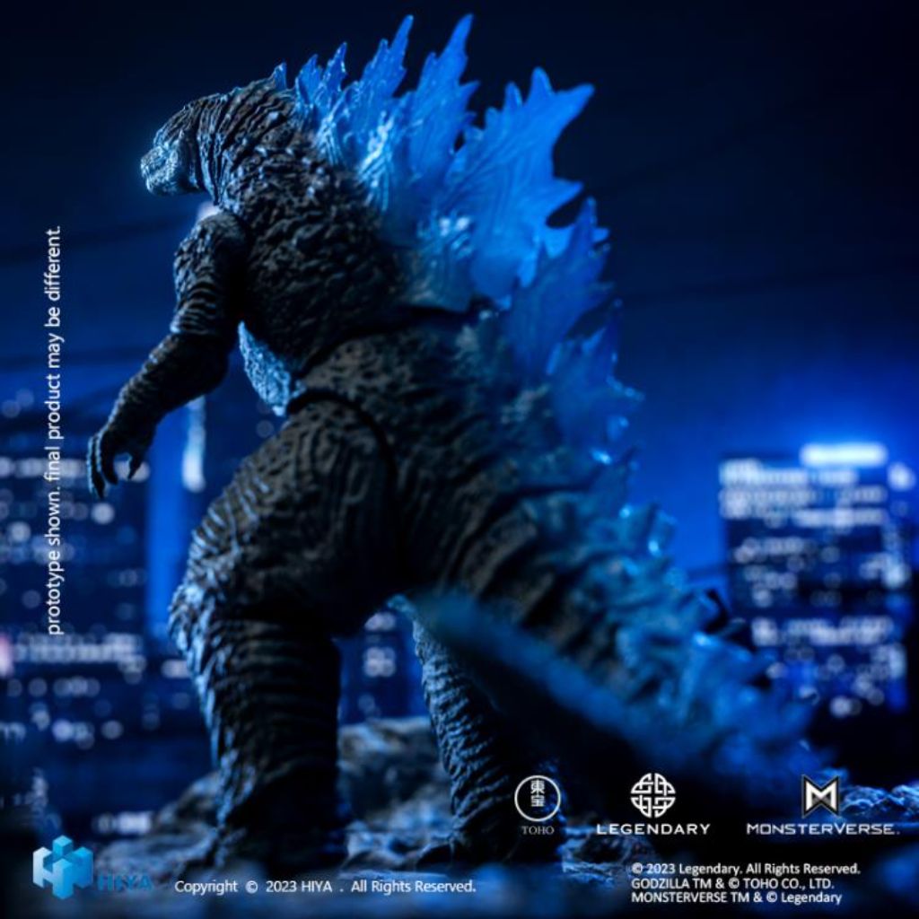 EBG0070 18 Cm Non Scale Godzilla Vs. Kong - Heat Ray Godzilla Translucent Version