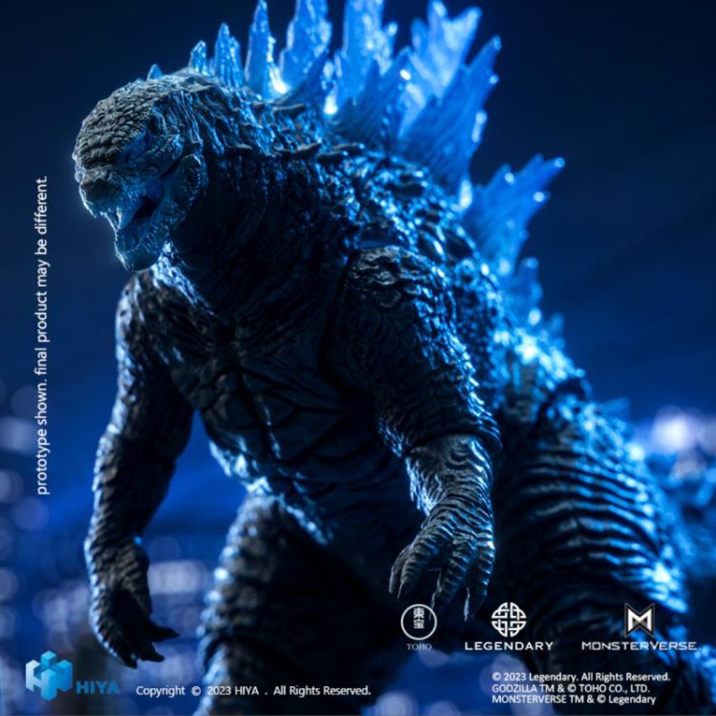 EBG0070 18 Cm Non Scale Godzilla Vs. Kong - Heat Ray Godzilla Translucent Version