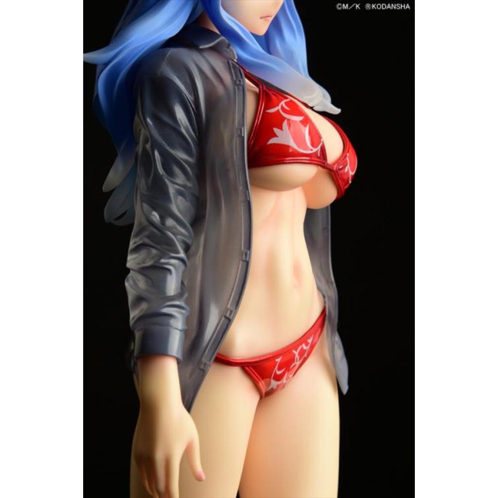 Fairy Tail - Juvia Lockser Gravure Style Red Bikini Wet See-Through Shirt Sp