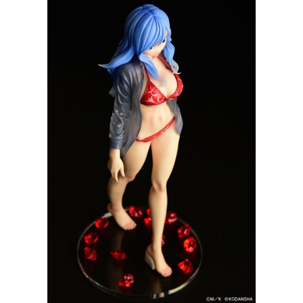 Fairy Tail - Juvia Lockser Gravure Style Red Bikini Wet See-Through Shirt Sp