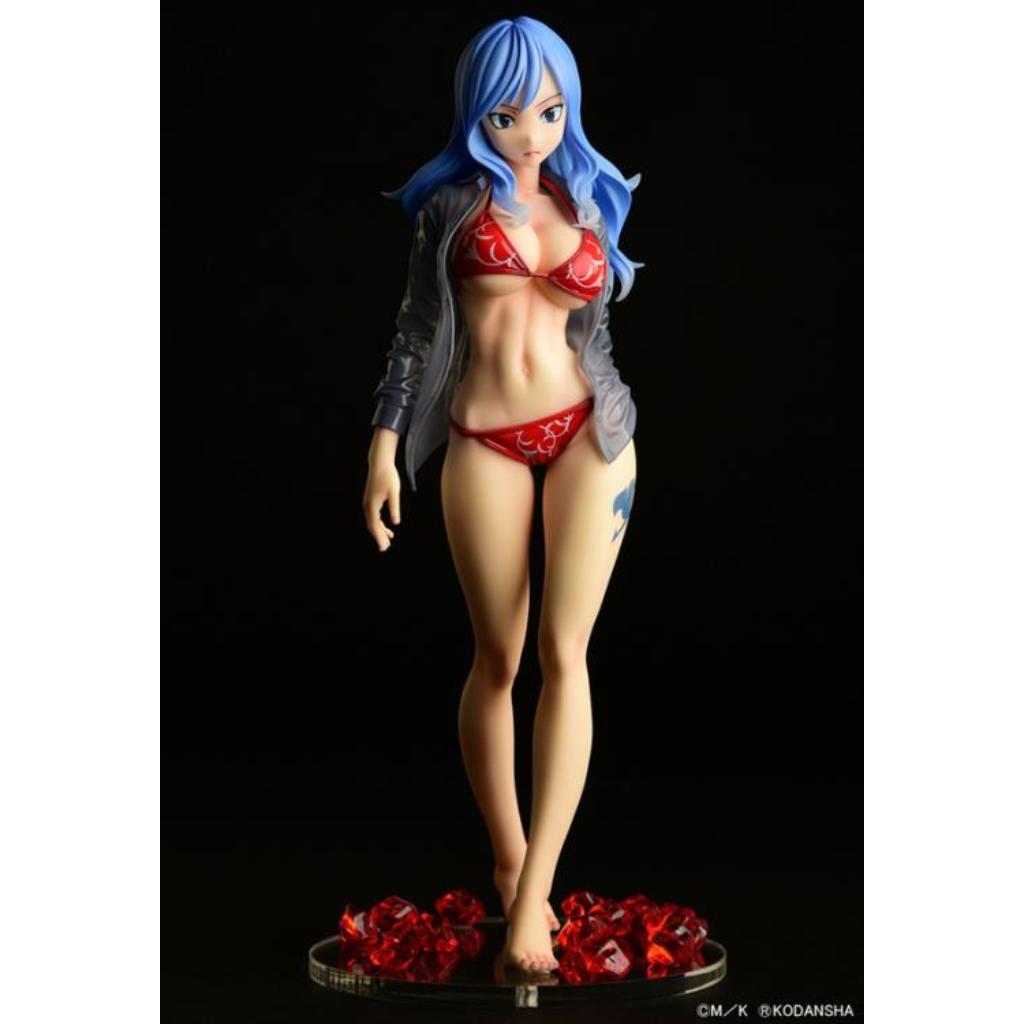 Fairy Tail - Juvia Lockser Gravure Style Red Bikini Wet See-Through Shirt Sp