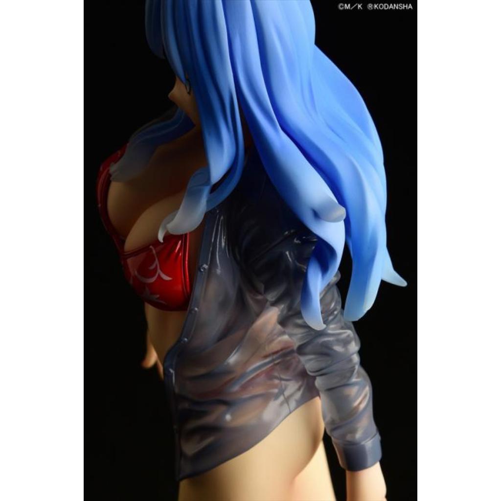 Fairy Tail - Juvia Lockser Gravure Style Red Bikini Wet See-Through Shirt Sp