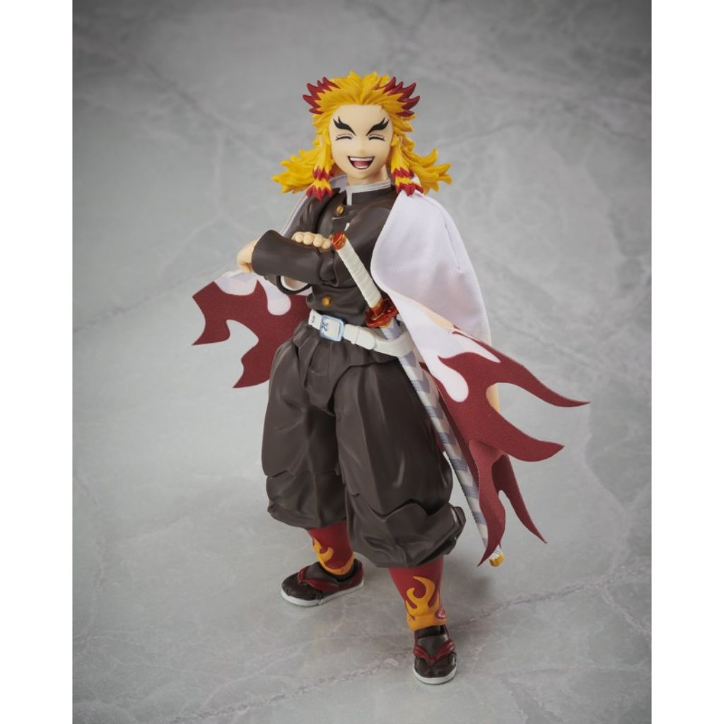 Demon Slayer: Kimetsu No Yaiba - Buzzmod. Kyojuro Rengoku Ver.2 1/12 Scale Action Figure