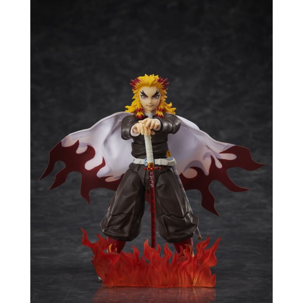 Demon Slayer: Kimetsu No Yaiba - Buzzmod. Kyojuro Rengoku Ver.2 1/12 Scale Action Figure