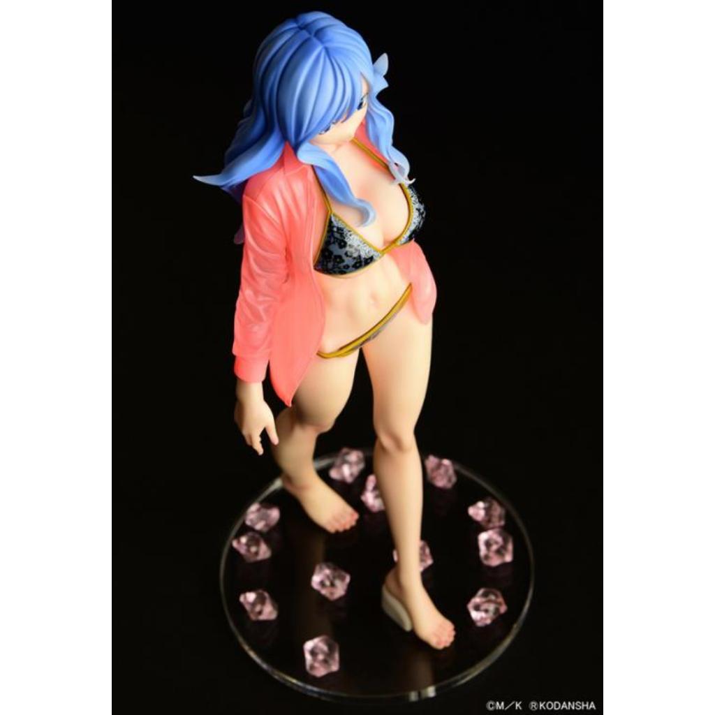 Fairy Tail - Juvia Lockser Gravure Style Black Bikini Wet See-Through Shirt Sp