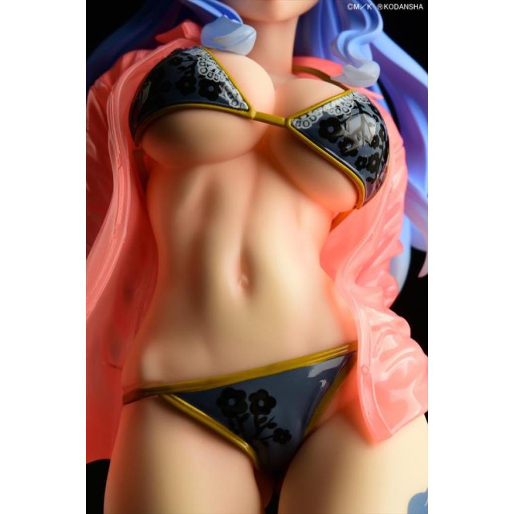 Fairy Tail - Juvia Lockser Gravure Style Black Bikini Wet See-Through Shirt Sp