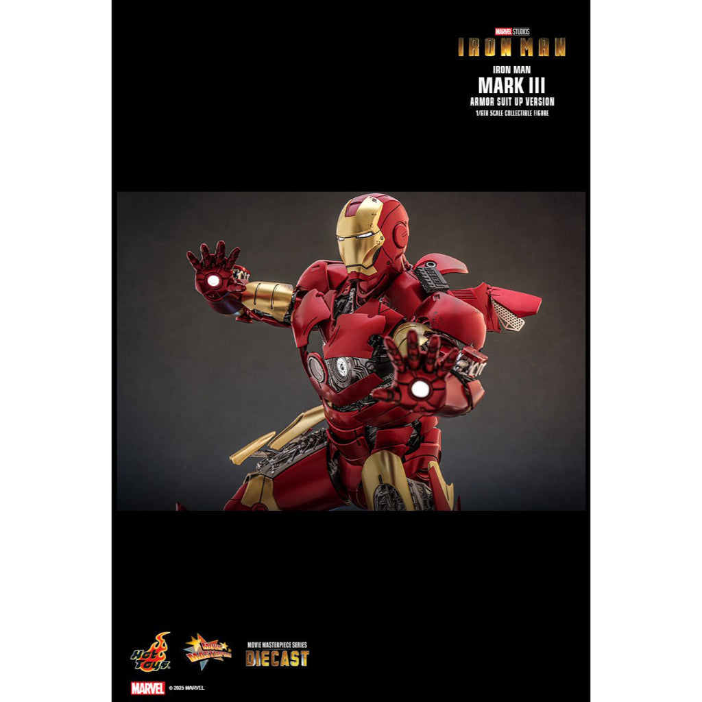 MMS825D72 - Iron Man 1/6th Scale Iron Man Mark III (Armor Suit Up Version)