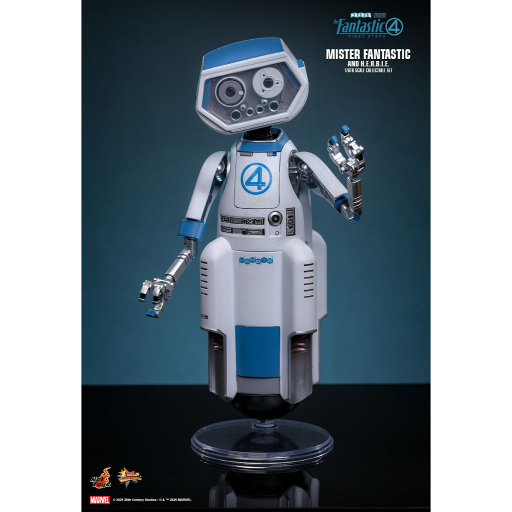 MMS822 - The Fantastic Four: First Steps 1/6th Scale Mister Fantastic and H.E.R.B.I.E. Collectible Set