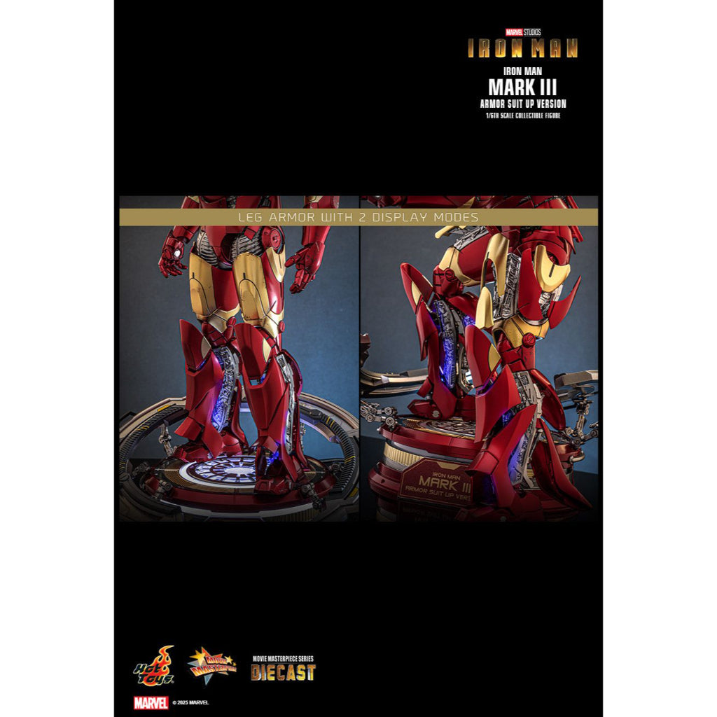 MMS825D72 - Iron Man 1/6th Scale Iron Man Mark III (Armor Suit Up Version)