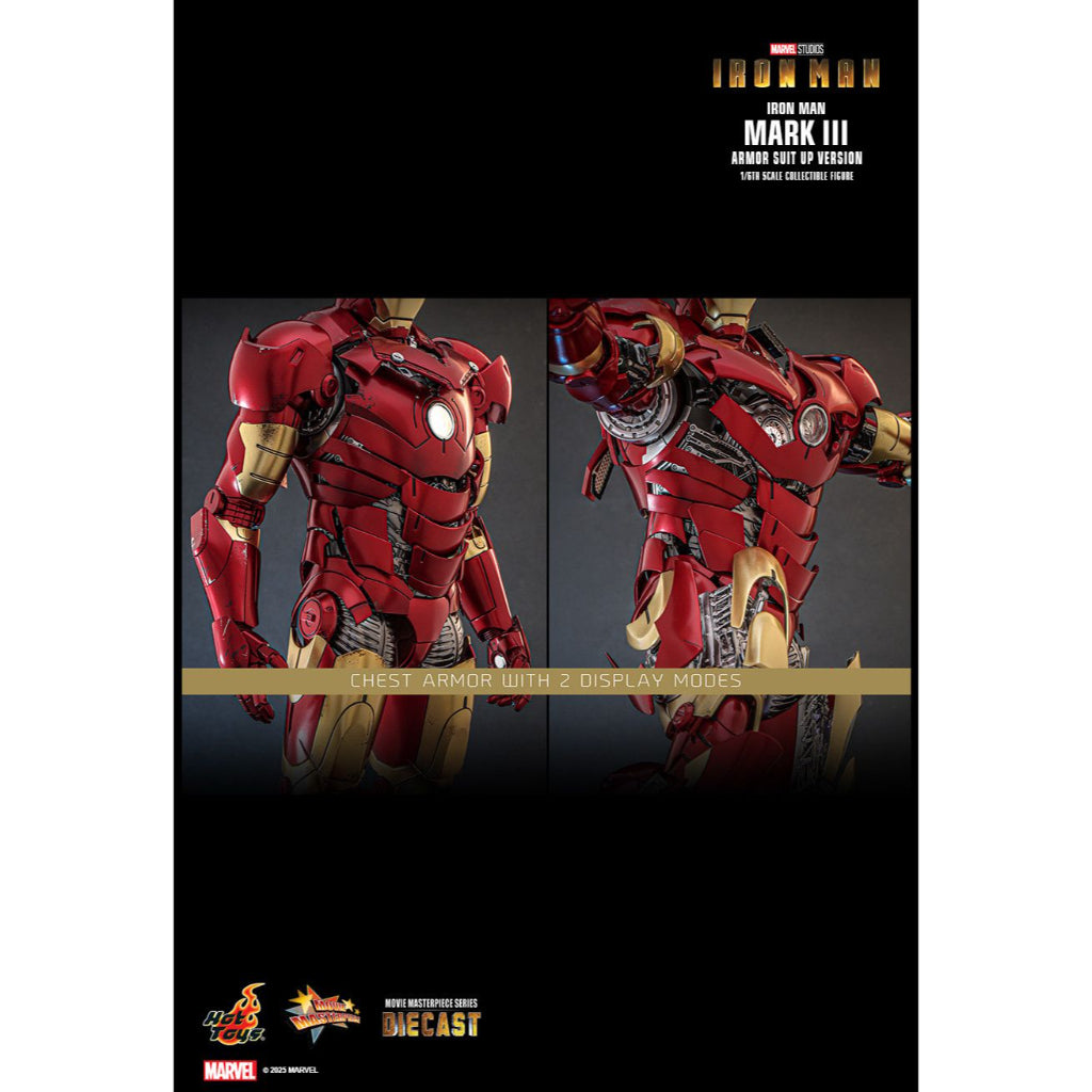 MMS825D72 - Iron Man 1/6th Scale Iron Man Mark III (Armor Suit Up Version)