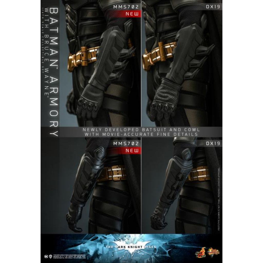 MMS702 The Dark Knight Rises - Batman Armory With Bruce Wayne
