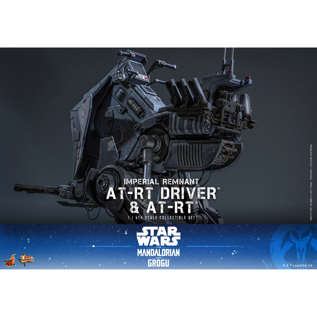 MMS875 Star Wars: The Mandalorian & Grogu - 1/6th Scale Imperial Remnant AT-RT Driver and AT-RT Collectible Set
