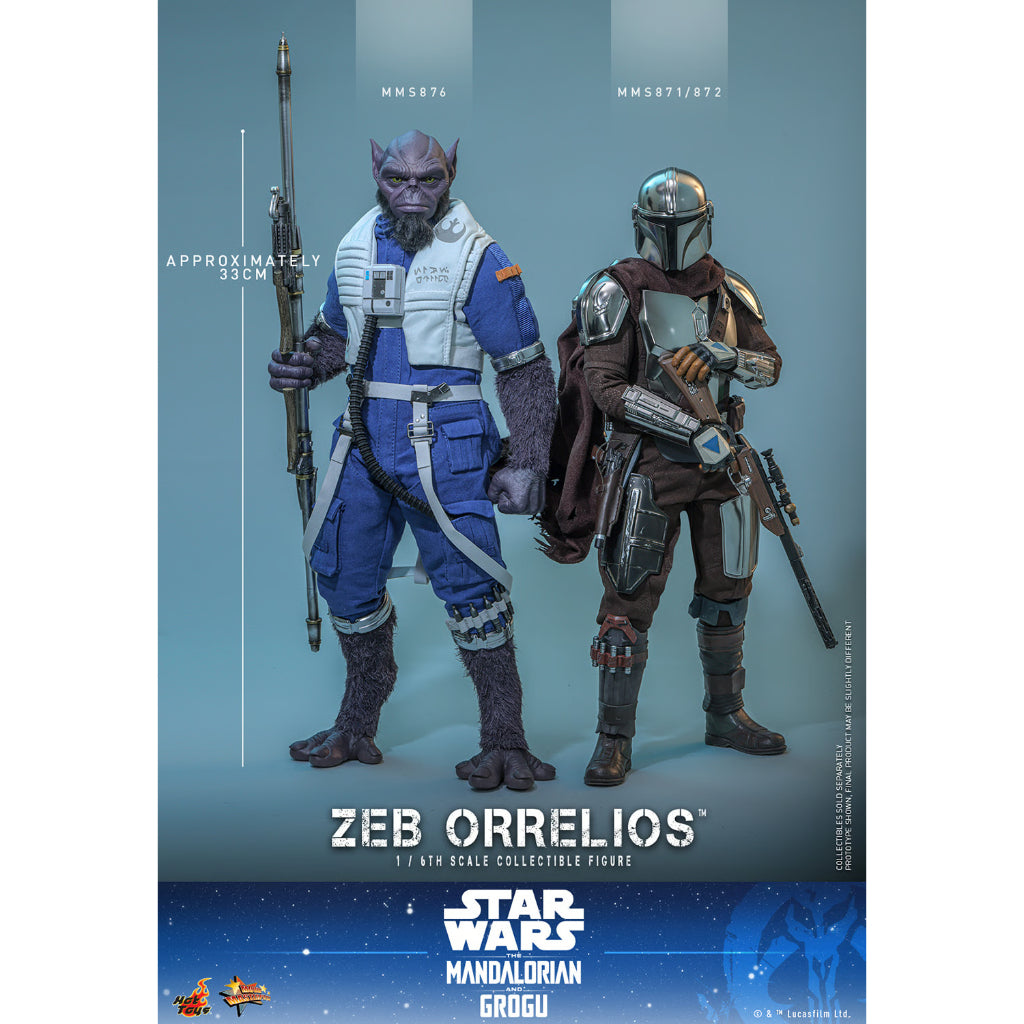 MMS876 Star Wars: The Mandalorian & Grogu - 1/6th Scale Zeb Orrelios