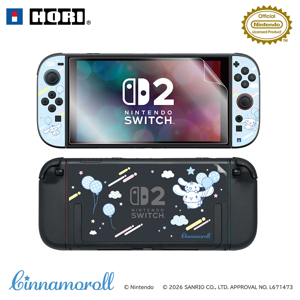 HORI Decoration Kit + Toy Cleaner for Nintendo Switch 2 - Sanrio Series (Cinnamoroll) (NSX-238A)