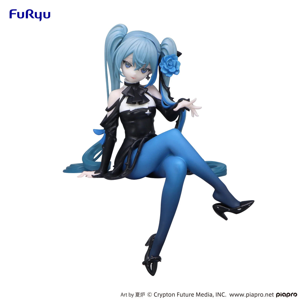 FuRyu Hatsune Miku Blue Rose Flower Fairy Noodle Stopper Figure